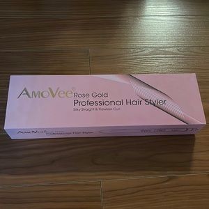 AmoVee Rose Gold Professional Hair Stylet